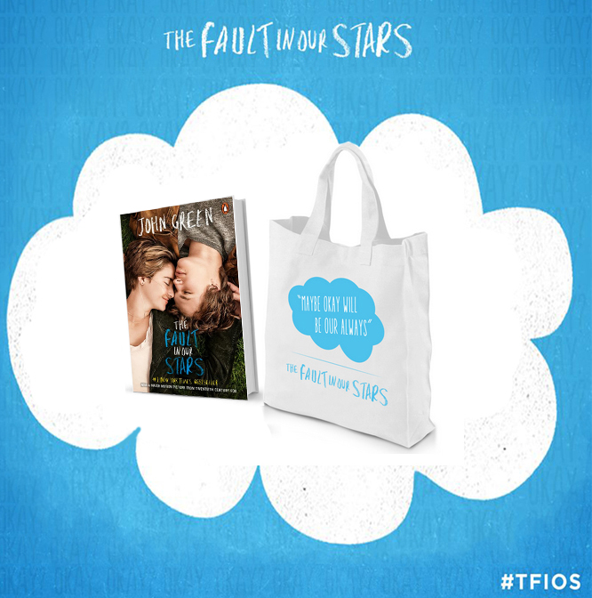 Giveaway: The Fault In Our Stars Book + Totebag